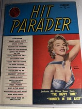 HIT PARADER MAGAZINE 1/53 MARILYN MONROE COVER GREAT PHOTO NICE CONDITION COPY picture