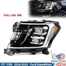 For 2018-21 Ford Expedition Headlight Front Driving Lamp Full LED Assembly Left picture