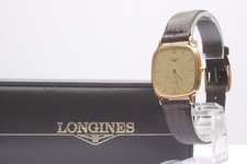 Vintage [EXC+5] Longines Presence L150.4 Gold Dial 30mm Men's Quartz Watch JAPAN picture