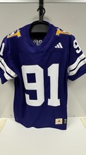 Adidas Washington Huskies 1991 Natl Champs Icon Football Jersey Sz M $150 JN0688 picture