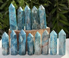 Wholesale Clearnance Lot 2 Lbs Natural Apatite Obelisk Crystal Tower Point picture