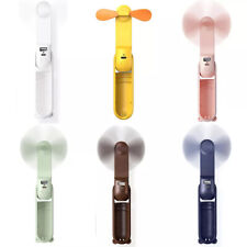 3 IN 1 Handheld Fan Portable Foldable Mini USB Torch Power Bank 2000mAh 19Hrs US picture