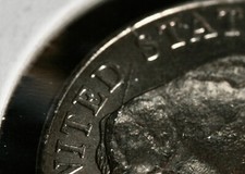 2005-P 5C Rear Wounded Bison Error Coin Jefferson Nickel Die Crack  picture