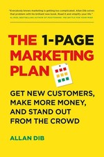 The 1-Page Marketing Plan Paperback picture
