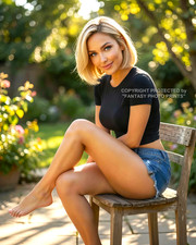Female Art 8x10 Pretty Blonde Photo Print Lovely Woman Portrait Photograph 95771 picture