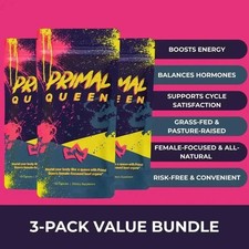 3PCS Primal Queen Supplement for Women 60 CountsBeef Organ   picture