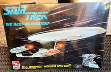 DEFECTIVE 1994 AMT ERTL Star Trek Next Generation Enterprise Model Kit W G3D picture