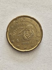 1999 Espana SPAIN 20 Euro Cent Coin Cervantes picture