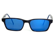 Mark + James Stewart Navy Rectangular Sunglasses 56-18-150 NAV picture