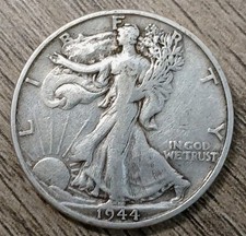 1944-S VF 90% Silver Walking Liberty Half Dollar -  #2 picture