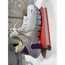 Nike Free Metcon 4 Training Shoes Womens 7 White Purple Lime Low Top Sneaker picture