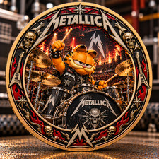 Garfield x Metallica Drummer Rock Commemorative Coin CB3500 picture