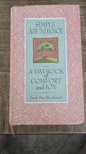 Simple Abundance : A Daybook of Comfort of Joy by Sarah Ban Breathnach Hardcover picture