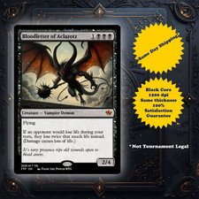 Bloodletter Of Aclazotz - High Quality Custom Art Playtest card for MTG - EDH picture