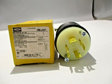 NEW HUBBELL HBL2421 TWIST-LOCK PLUG 20A 250V picture