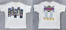 Tesla Hang Tough Tour 1989 Vintage White Rock Band Streetwear T Shirt S-5XL picture
