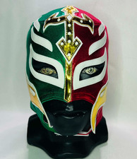 Mysterio Mexico Wrestling Lucha Libre Costume Mask Mascara Luchador Tricolor picture