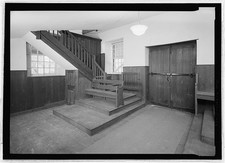 Photo:1900s Interior Staircase South Corner Door to Basement Church Hall picture
