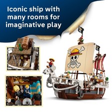 LEGO One Piece The Going Merry Pirate Ship Building Set, 1376 Pieces, picture