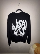 AllSaints Orlando Crew Neck Sweatshirt Jet Black picture