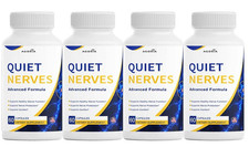 (4 Pack) Quiet Nerves Nootropic Nerve Support Supplement QuietNerves Capsules picture