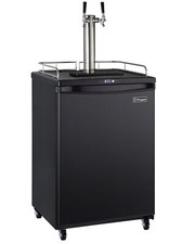 Kegco ICZ163B-2 Two Faucet Commercial Digital Cold-Brew Coffee Dispenser - Black picture
