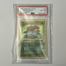 1999 Pokemon Base Set SHADOWLESS 15/102 Venusaur Holo PSA 6 picture