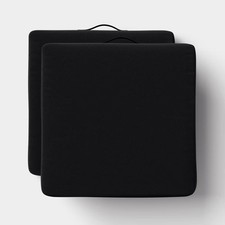 Solid Deep Seat Cushion Set Black - Room Essentials picture
