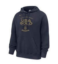 Men's USA Hockey Nike 2026 Winter Olympics Gold Medal Club Fleece Hoodie Size L picture