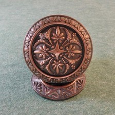 Antique 1869 Russell Erwin door knob H-41100 w/ rosette ornate cast brass bronze picture