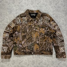 NWT GUAPI x Youngboy Never Broke Again Camo Denim Jacket mens XXXL Streetwear picture