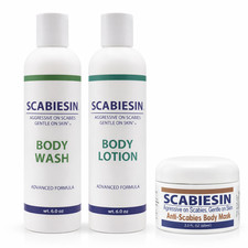 Scabiesin Body Lotion, Body Wash & Body Mask – Complete Anti-Scabies Kit picture