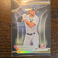Topps Triple Threads 2018 Giancarlo Stanton #19 Yankees Onyx 19/50 picture