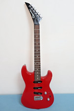 Vintage 1990s Charvette by Charvel Jackson Guitar Model 300 Red Heavy Metal picture