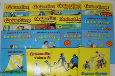 Lot of 10 Curious George Books Children Kids PB/HC - H.A. Rey- Random/Unsorted picture