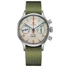 Men’s 1963 Pilot Watch Quartz Chronograph Retro Dress picture