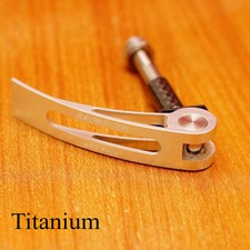 AL7075 Ti Titanium Quick Release Seatpost Clamp Lever for Brompton Folding Bike picture