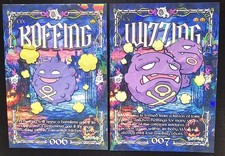 KOFFING X WEEZING LOT - POKEMON PRISMA HALLOWEEN RARE CCG HOLO picture