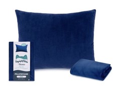 SquishPillow by Original Squishmallows Ultra Soft Standard Pillowcase - Navy picture