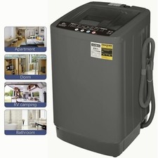 Full Automatic Washing Machine 15.6Lbs Capacity Compact Laundry Washer for Home picture