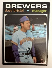 1971 Topps - Dave Bristol #637 picture