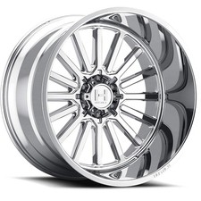 20x9 Hostile H127 Titan Armor Plated Chrome Wheel 6x5.5 Bolt Pattern 0mm Offset picture
