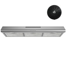 FIREGAS Under Cabinet Range Hood 36 inch with Ducted/Ductless Convertible, Slim picture