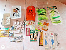 100pc Lot Vintage Fishing Lures / Spinners Many Sealed Berkey Mepps Arbogast picture