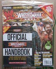 WWE MAGAZINE WRESTLE MANIA XXVI 2010 OFFICAL HANDBOOK Brand New Sealed  picture