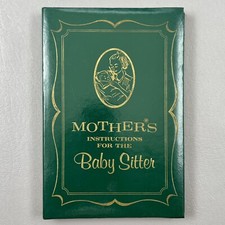 Vintage Mother's Instructions For The Baby Sitter Made In Japan picture