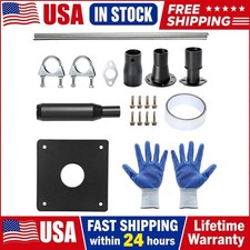 exhaust silencer kit universal adapter included portable 100cm Extension Tube picture