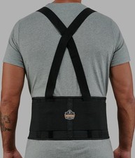 Ergodyne Tenacious Work Gear Back Supports #1650 Econo Black  Medium NEW picture
