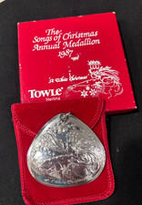 1987 TOWLE STERLING ORNAMENT SONGS OF CHRISTMAS 