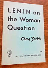 Lenin on the Woman Question by Clara Zetkin.  1934 Pamphlet in Very Good Cond. picture